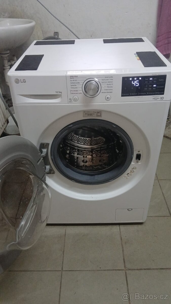 Pračka LG 1400 ot/min, 10,5 kg