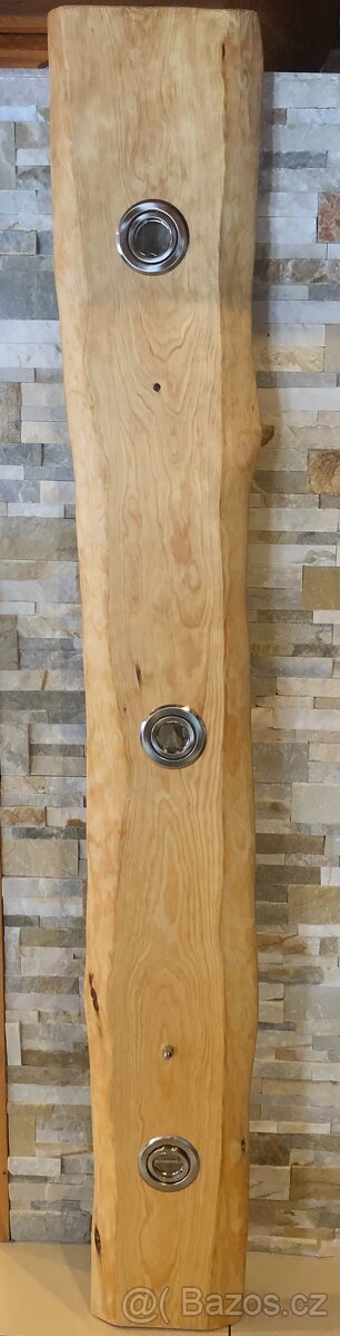 Osvětlení LED masiv - lustr dřevěný