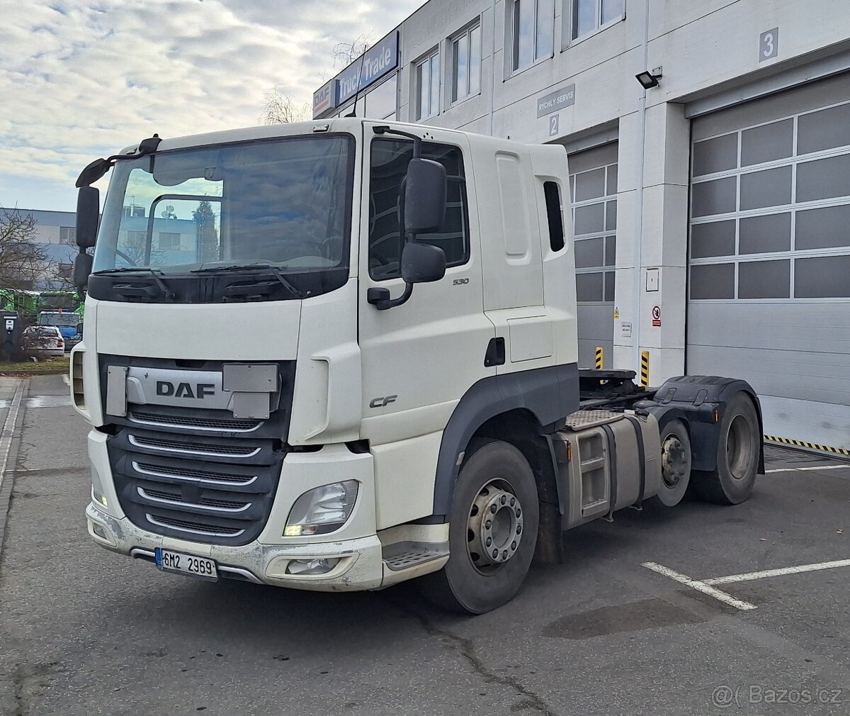 DAF CF 530 FTP 6×2 s hydraulikou (8874 KOM-OL)