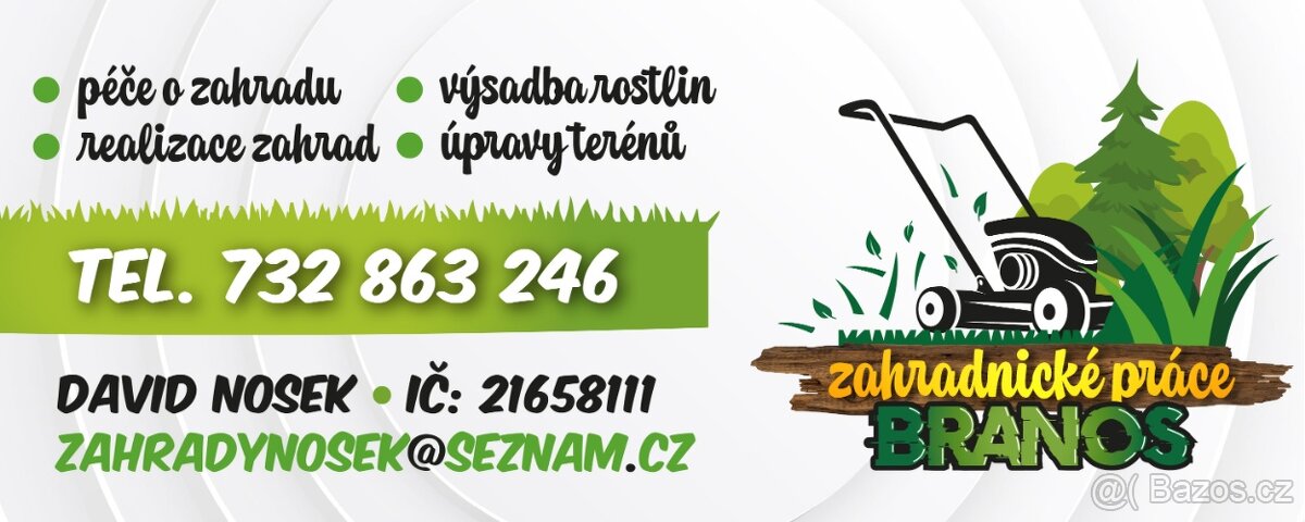 Zahradnické práce BRANOS