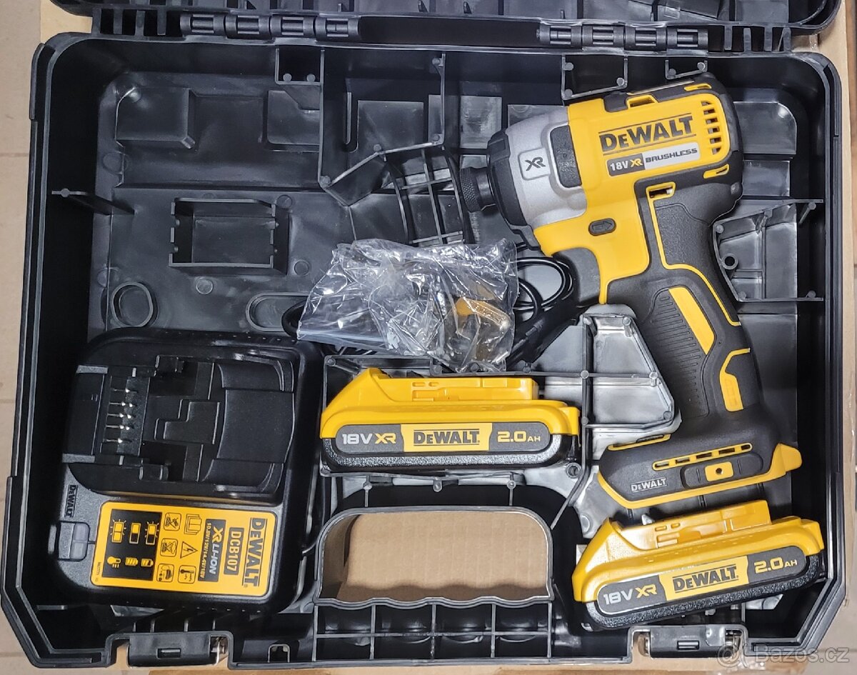 DeWalt DCF887D2, nabíječka 2x 2Ah,kufr