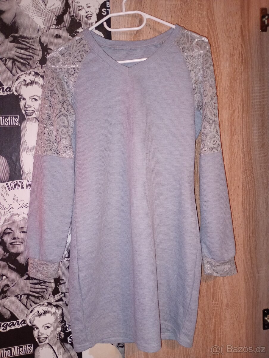 Dámské šedé šaty 👗