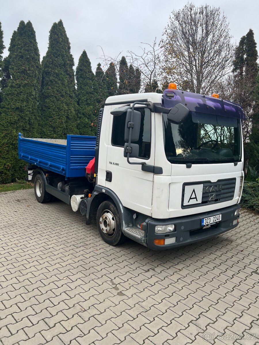 MAN tgl 8.180 3st.skl. Hydraulická ruka