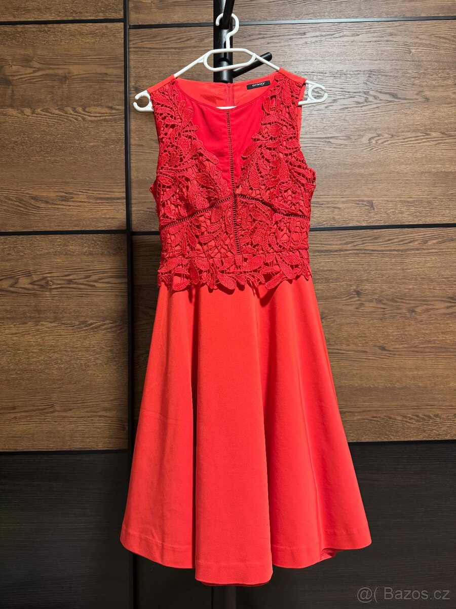 Červené šaty vel.34-36