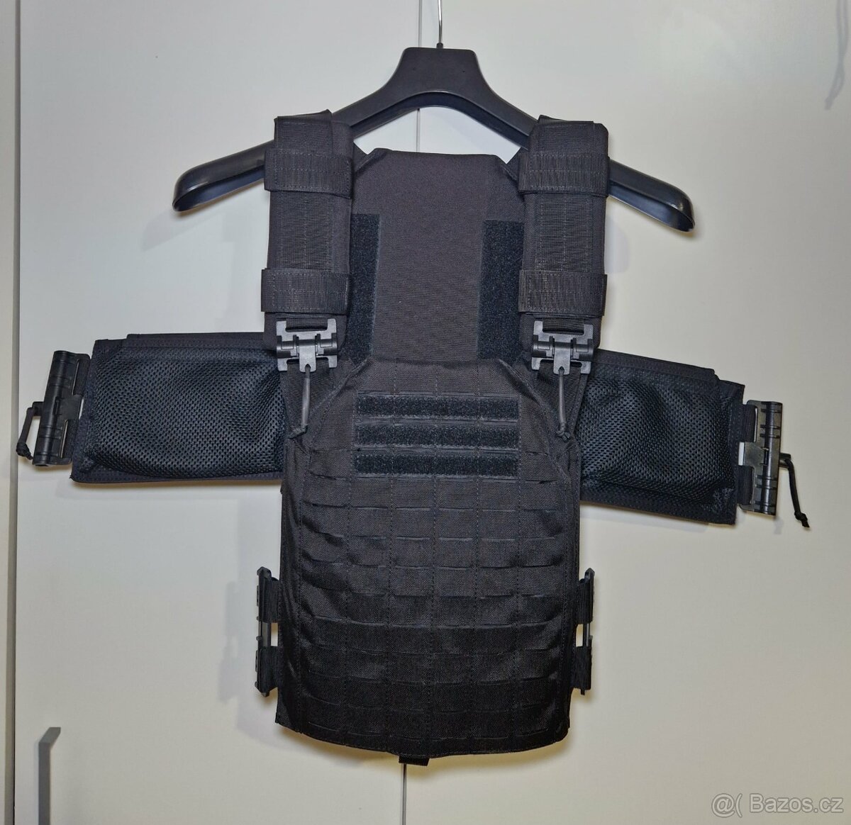 Nosič Plátů / Balistická Vesta + Pláty, černý