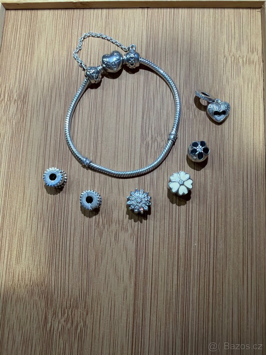 Stříbrný pandora náramek