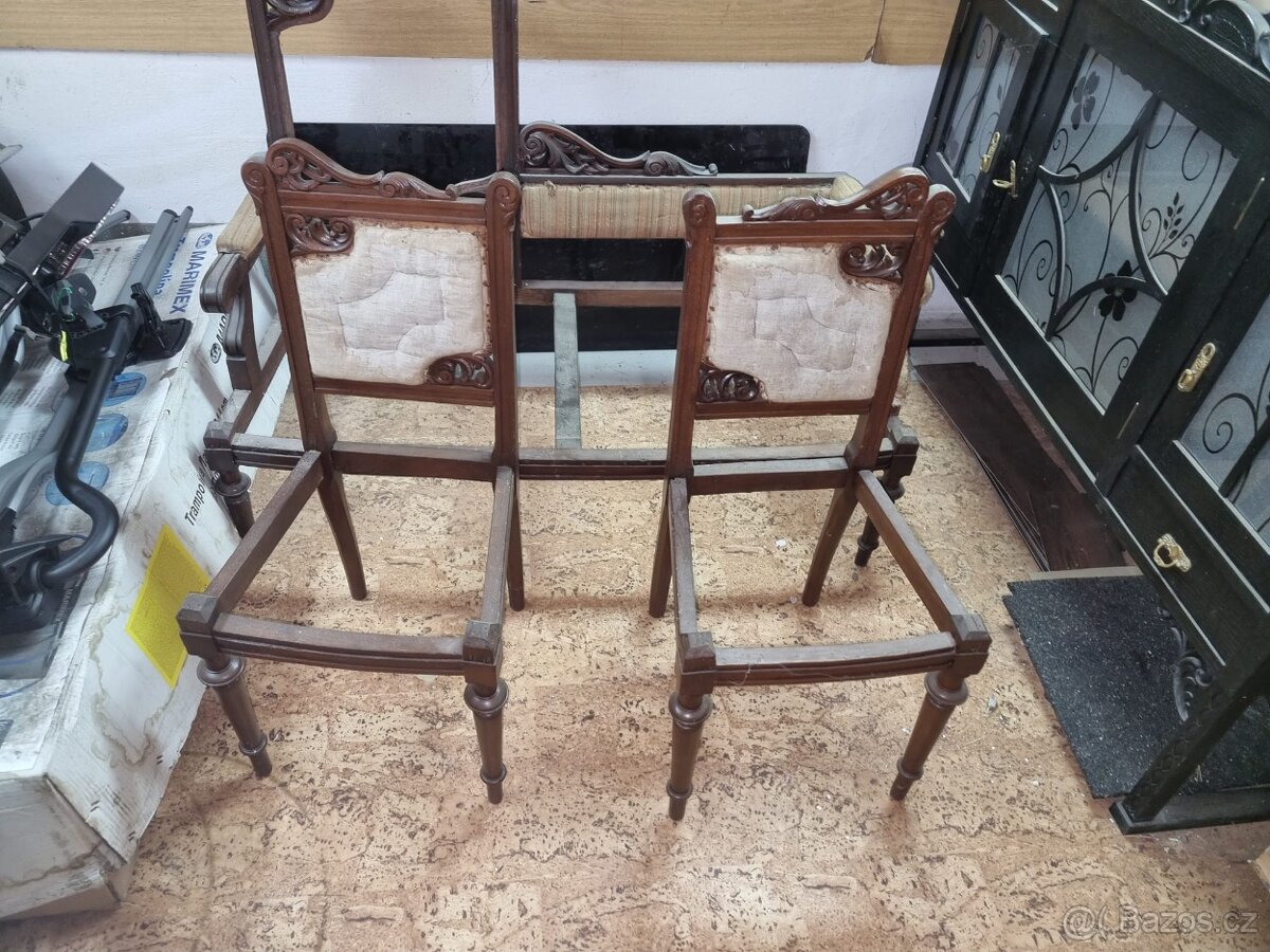 Starožitné židle + sofa