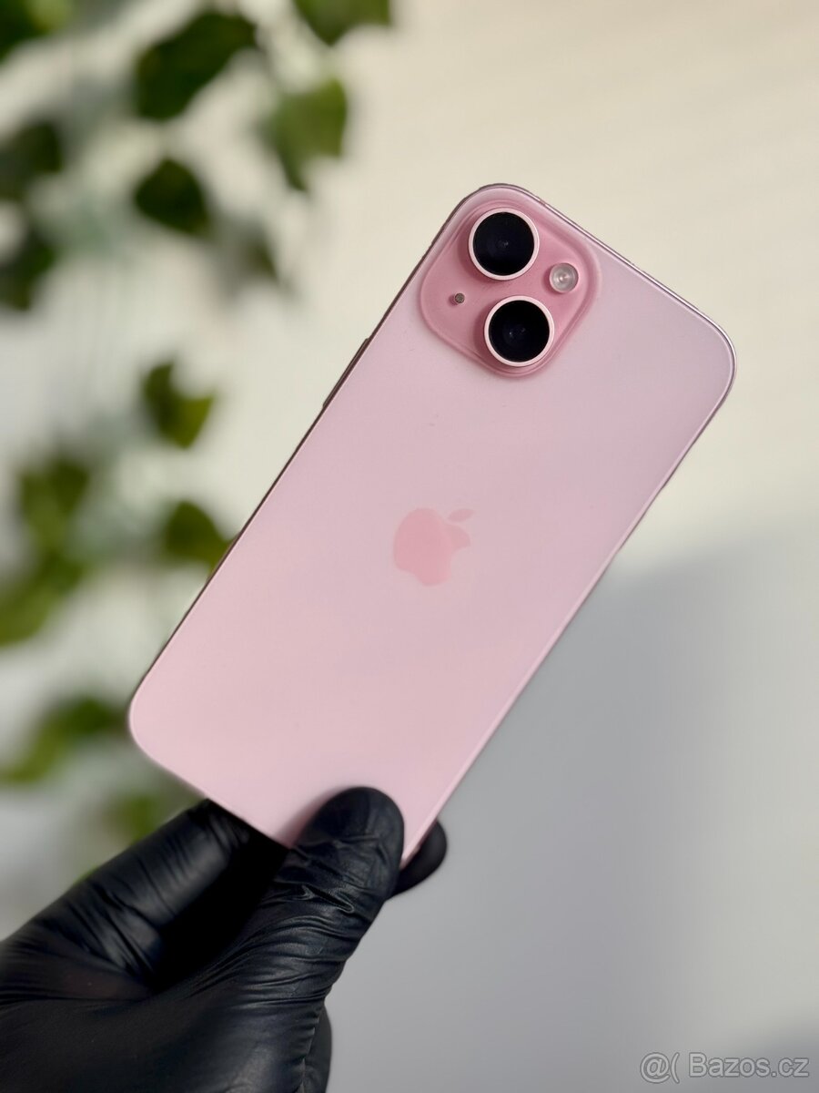 iPhone 15 256GB růžový