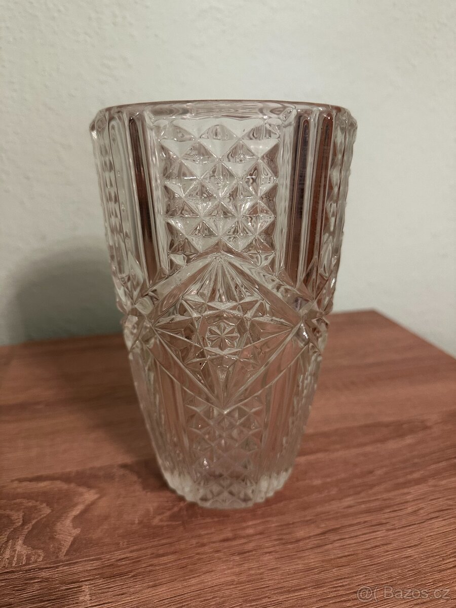 RETRO skleněná váza