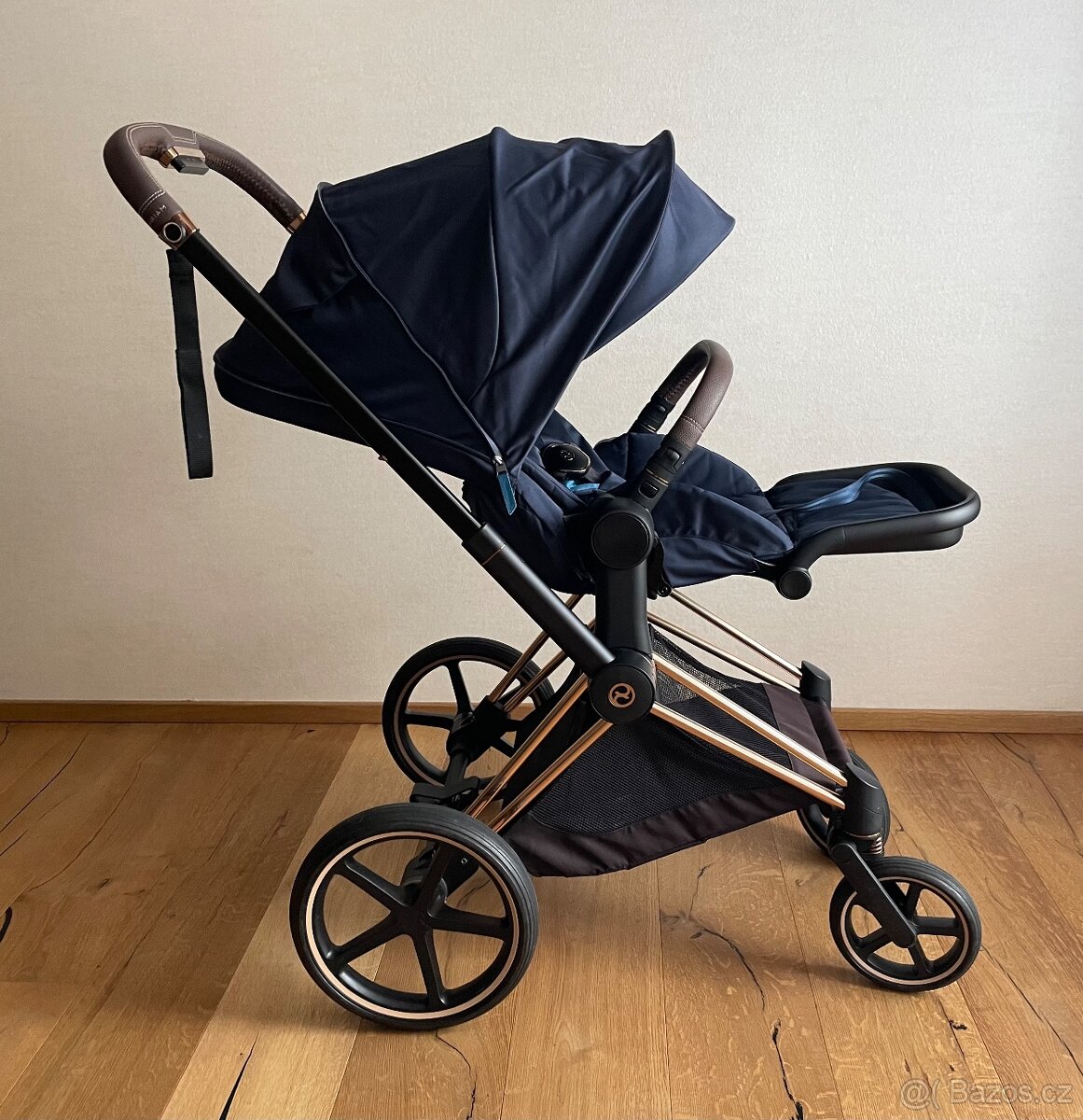 CYBEX Priam Rose Gold+ seat pack Dark Navy