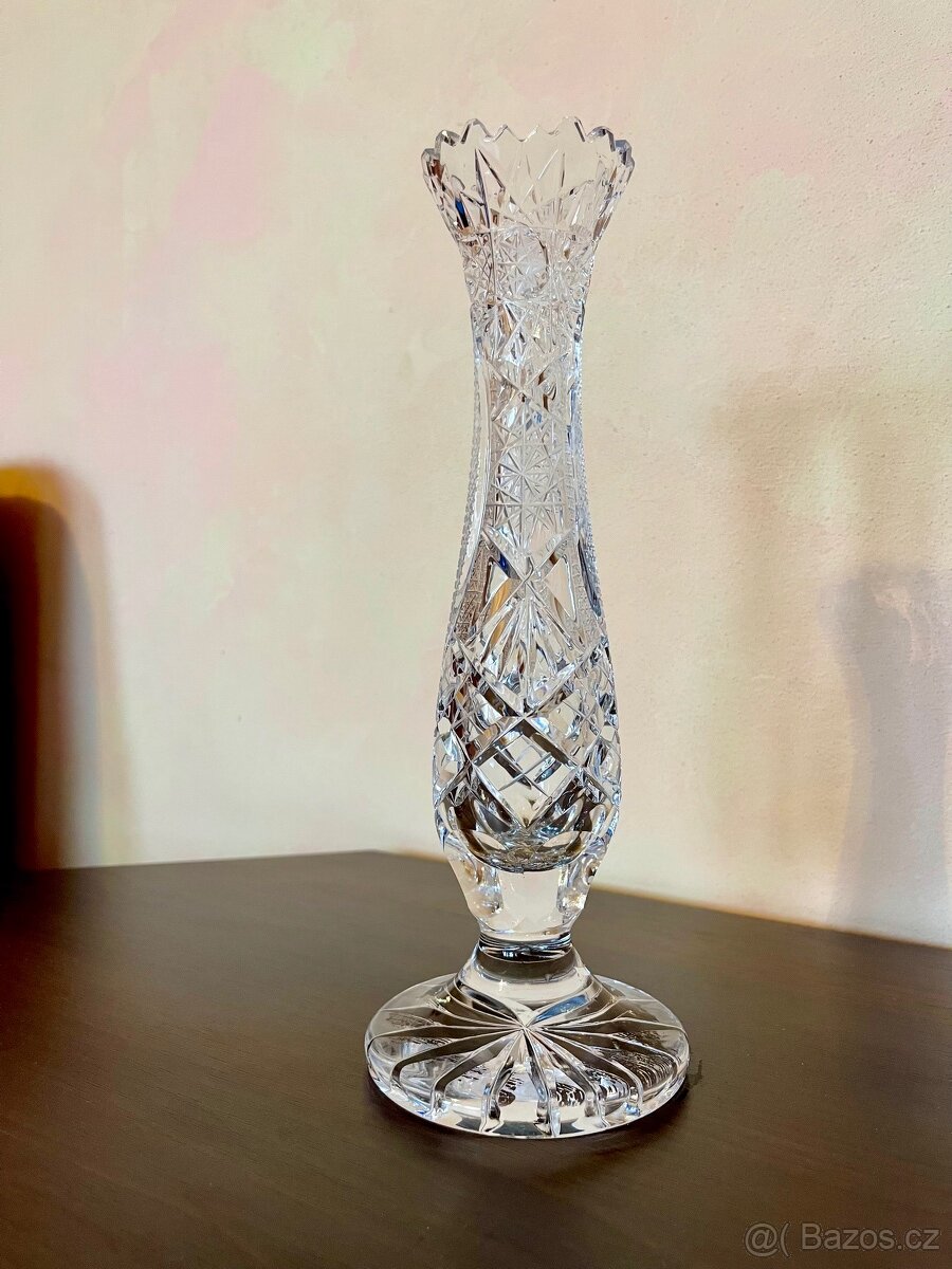 Váza Bohemia crystal