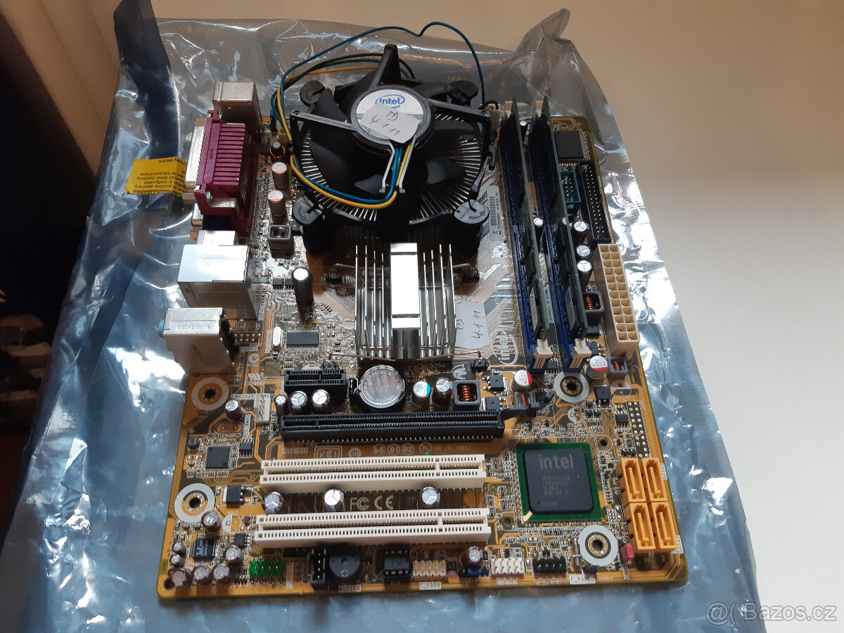LGA775 Set - CPU + RAM + MB