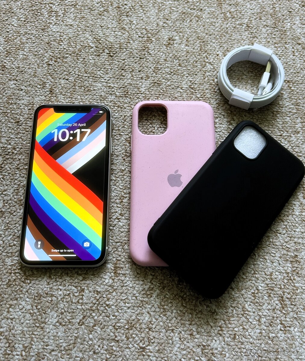 Apple Iphone 11 64GB krásný bílý ✅ bat: 100% - SUPER STAV