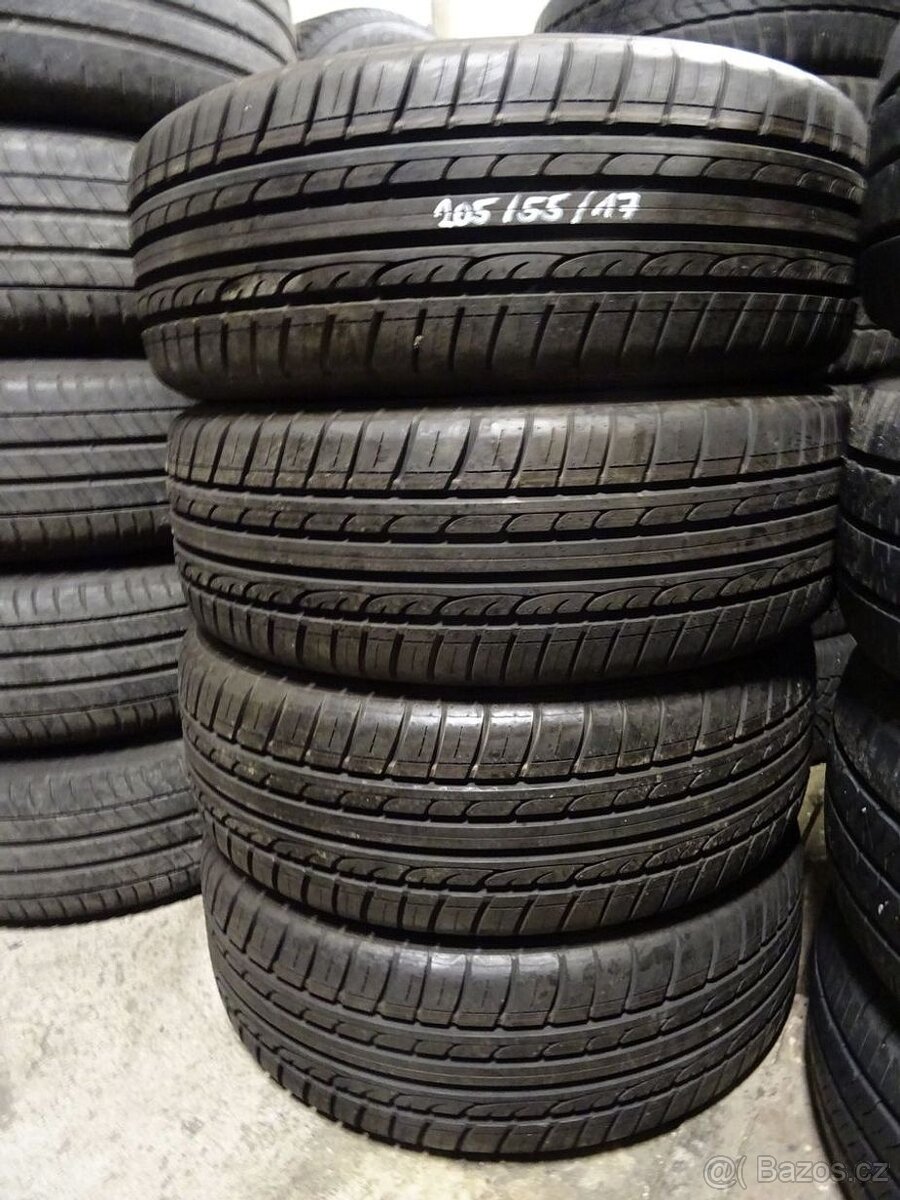 Letní pneu Dunlop Fast Resp, 205/55/17, 4 ks, 8 mm