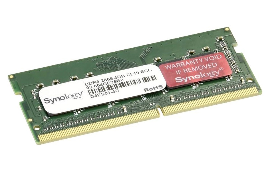 Synology RAM 4GB DDR4 ECC unbuffered SO-DIMM