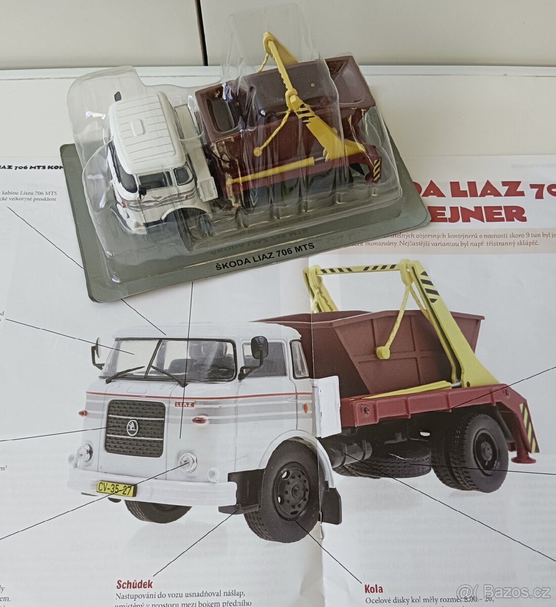 ŠKODA liaz 706 MTS kontejner 1:43 DeAgostini