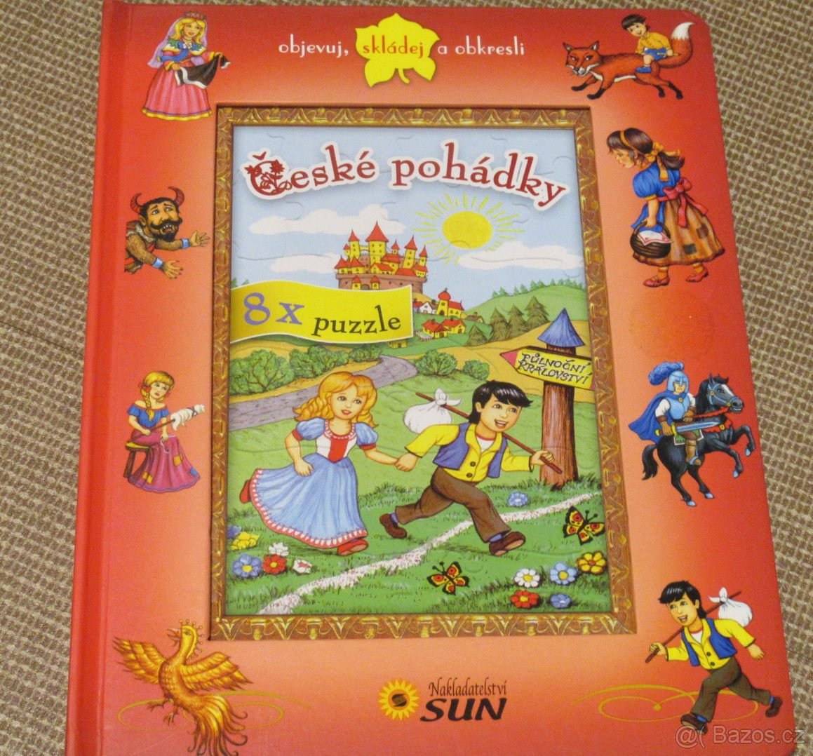České pohádky 8x puzzle