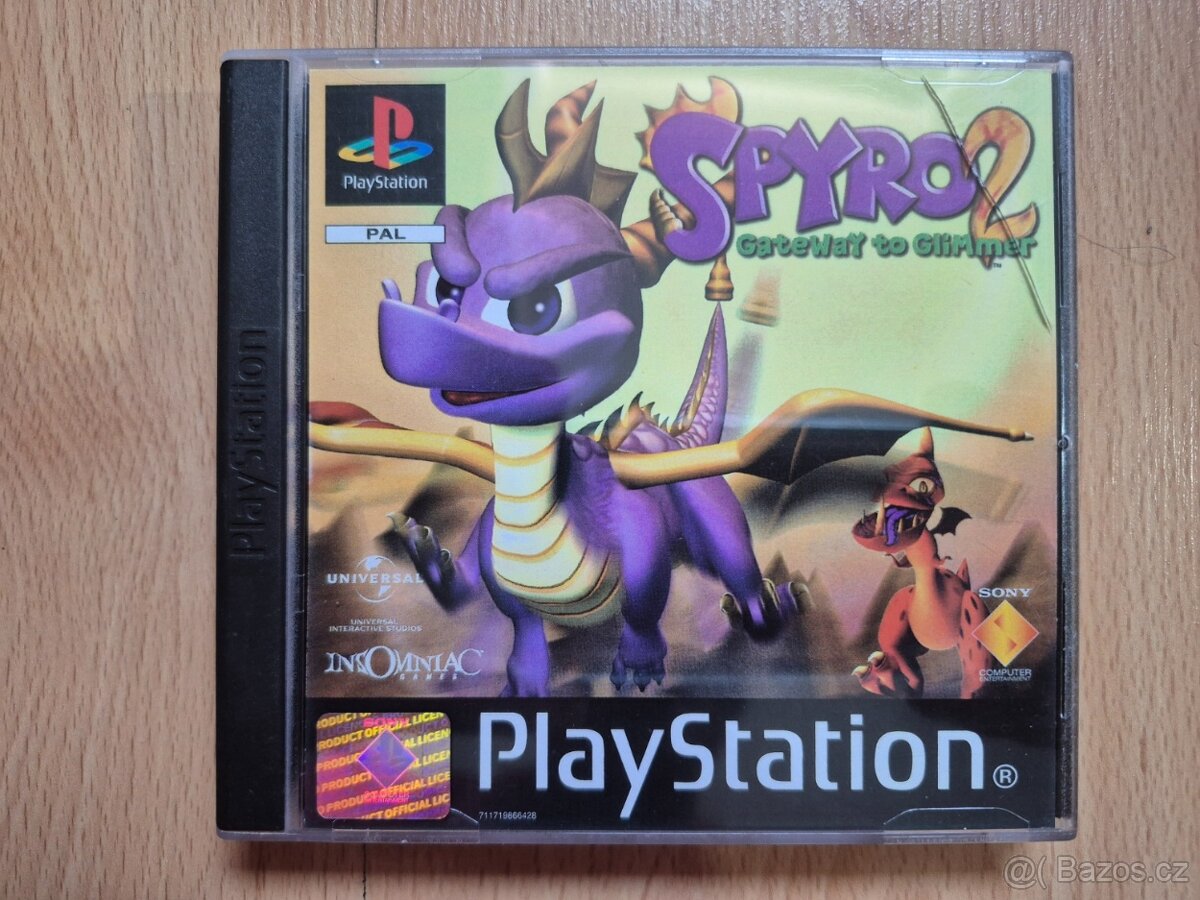 Predám hru na PS1 Spyro2 : Gateway to Glimmer