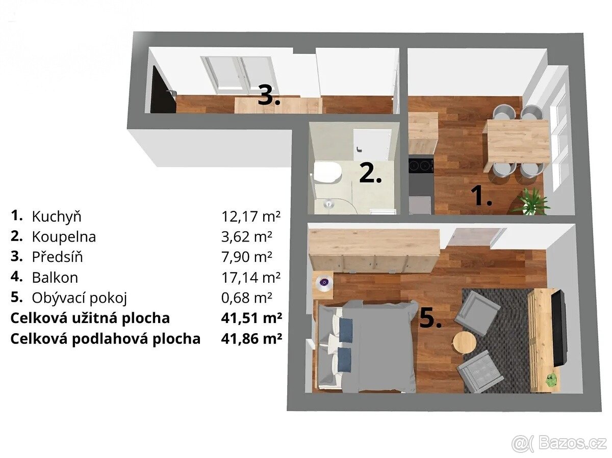 2+kk, Jánská ulice, Brno -střed
