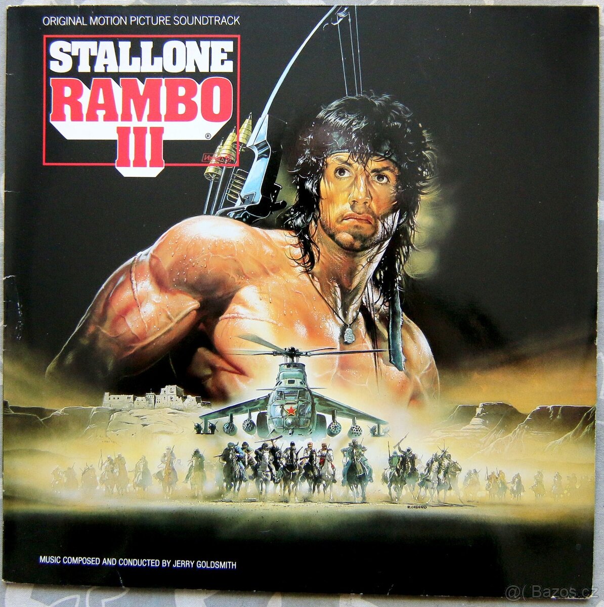 LP deska - original soundtrack - Rambo III (composed Goldsmi