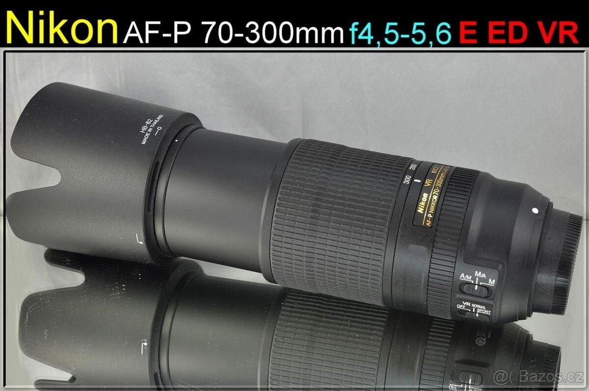 Nikon AF-P Nikkor 70-300mm f/4.5-5.6 E ED VR FX