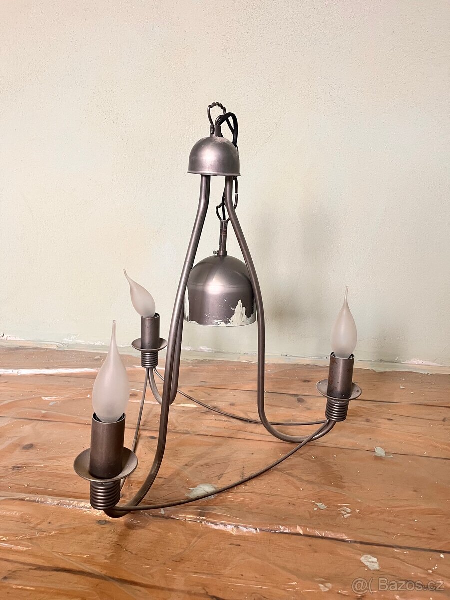 Designový závěsný lustr – 3 ramena (IKEA)