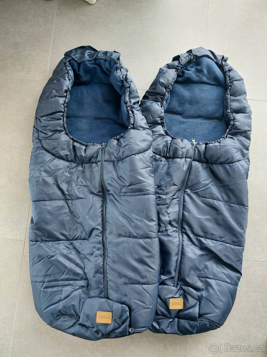 Fillikid zimní fusak Eco Big tmavě modrý 2 kusy