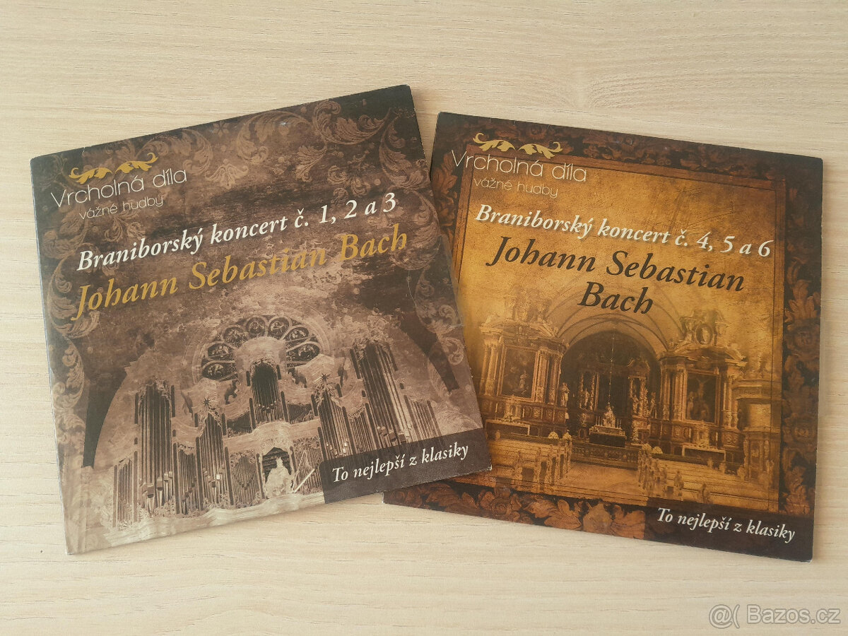 J. S. Bach - Braniborský koncert č. 1-6 - 2x CD