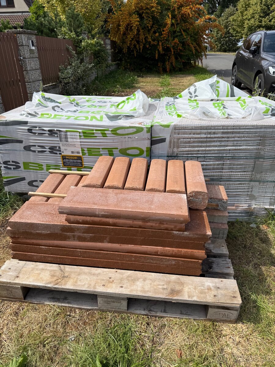 Nová zámková dlažba CS Beton Valencia 8 cm barva Playa