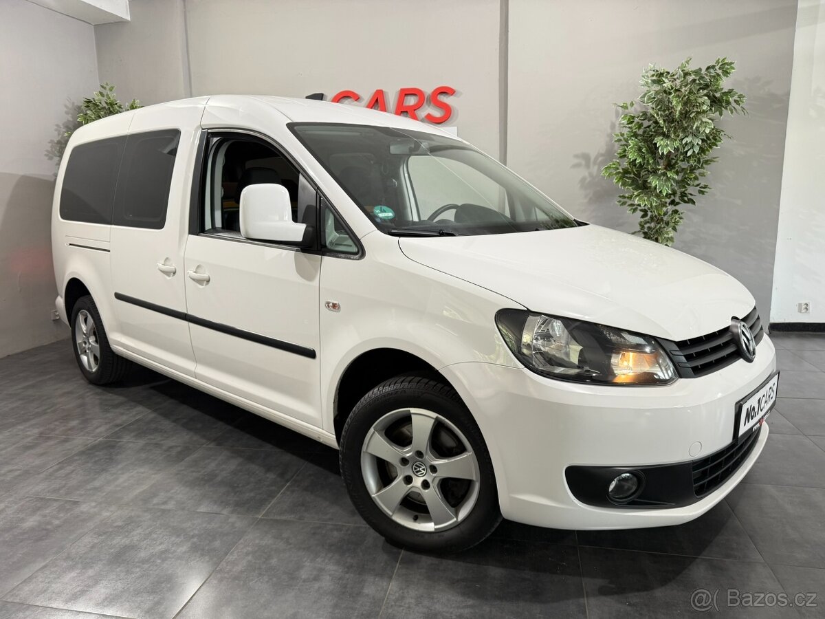 Volkswagen Caddy MAXI 2,0 TDI MAXI 7 MÍST ČIDLA