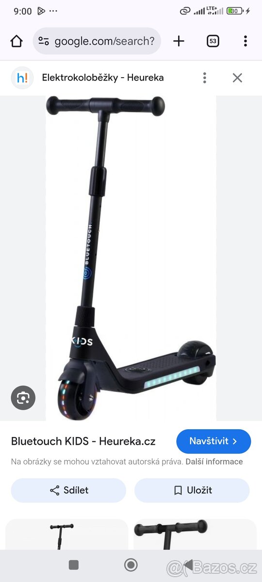 Elektrická koloběžka Bluetouch kids