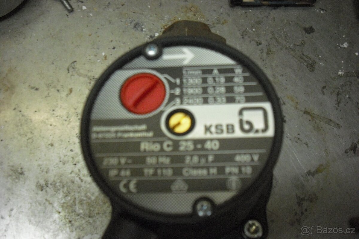 Teplovodni obehove cerpadlo,typ KSB 25-40