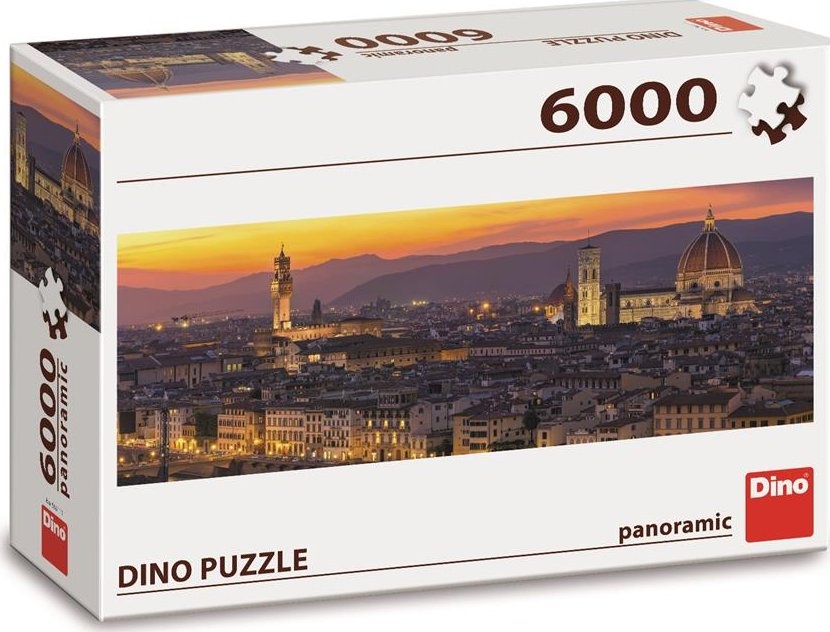 Dino puzzle Florencie 6000 dílků