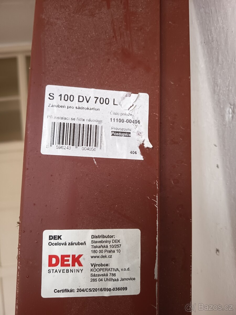 Plechové zárubně do sádrokartonu