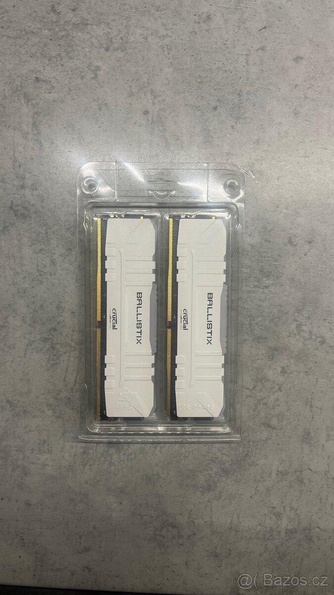 RAM Crucial Ballistix 2x8GB DDR4 3600MHz CL16, White RGB