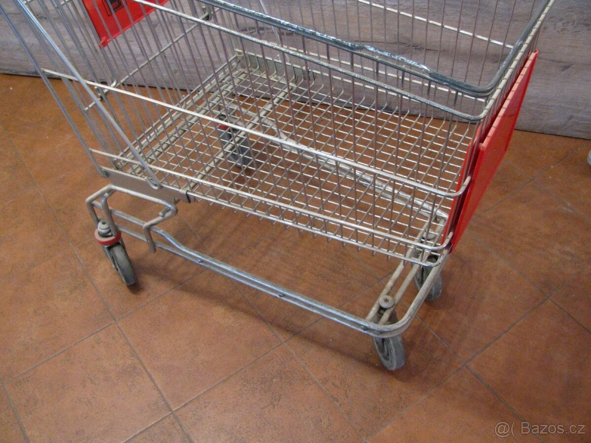 Nakupní vozik, vybavení prodejny