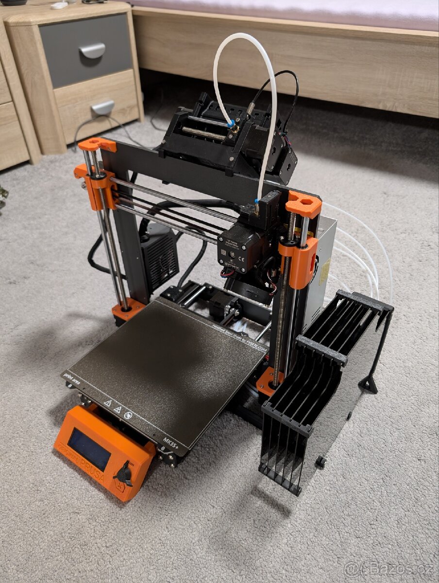 NOVÁ 3D tiskárna MULTIMATERIAL Prusa mk3s+