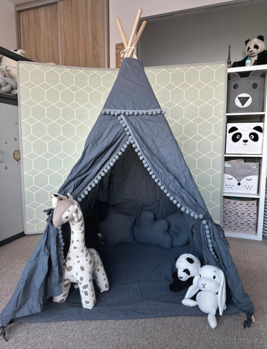 Dětský stan Teepee Superior s doplňky