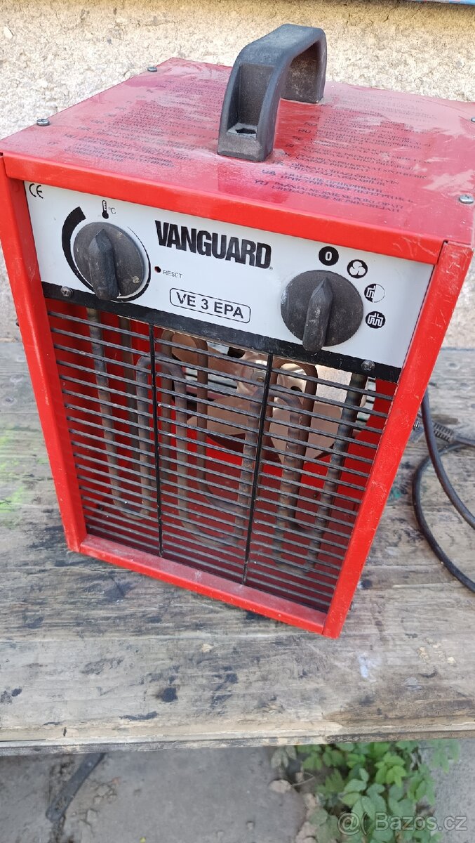 Elektrický topný ventilátor Vanguard VE 3 EPA 3kw