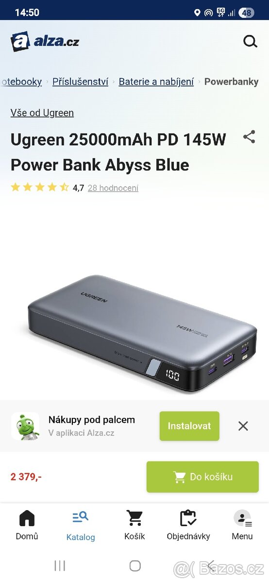 Powerbanka Ugreen 145W