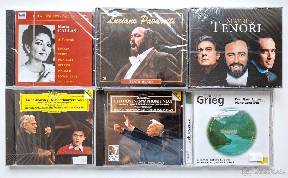 Prodám sadu CD s operní a symfonickou hudbou