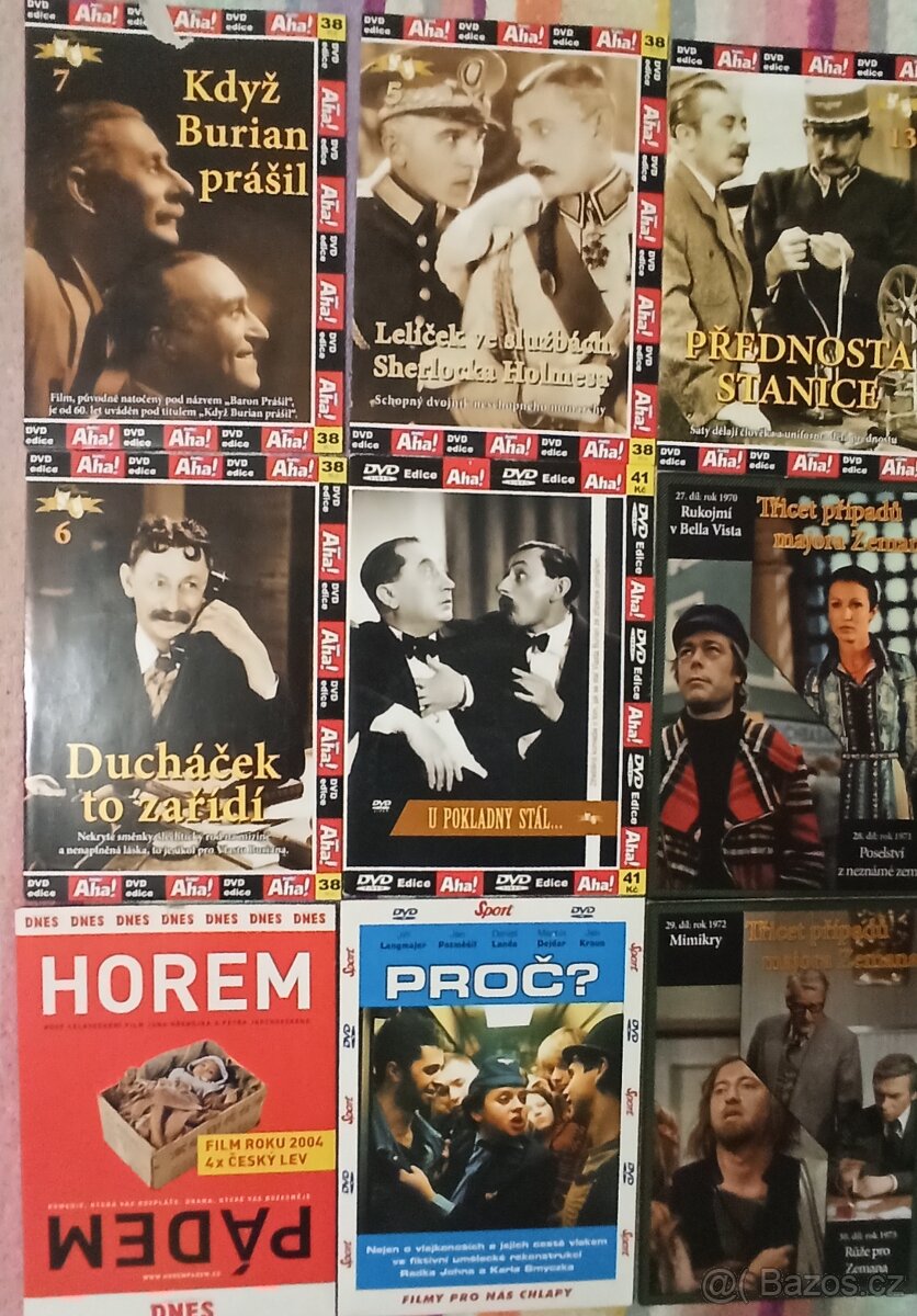 DVD různé filmy /originály/.