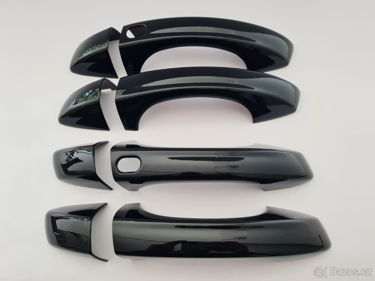 ČIERNE krytky klučiek - ŠKODA VOLKSWAGEN SEAT