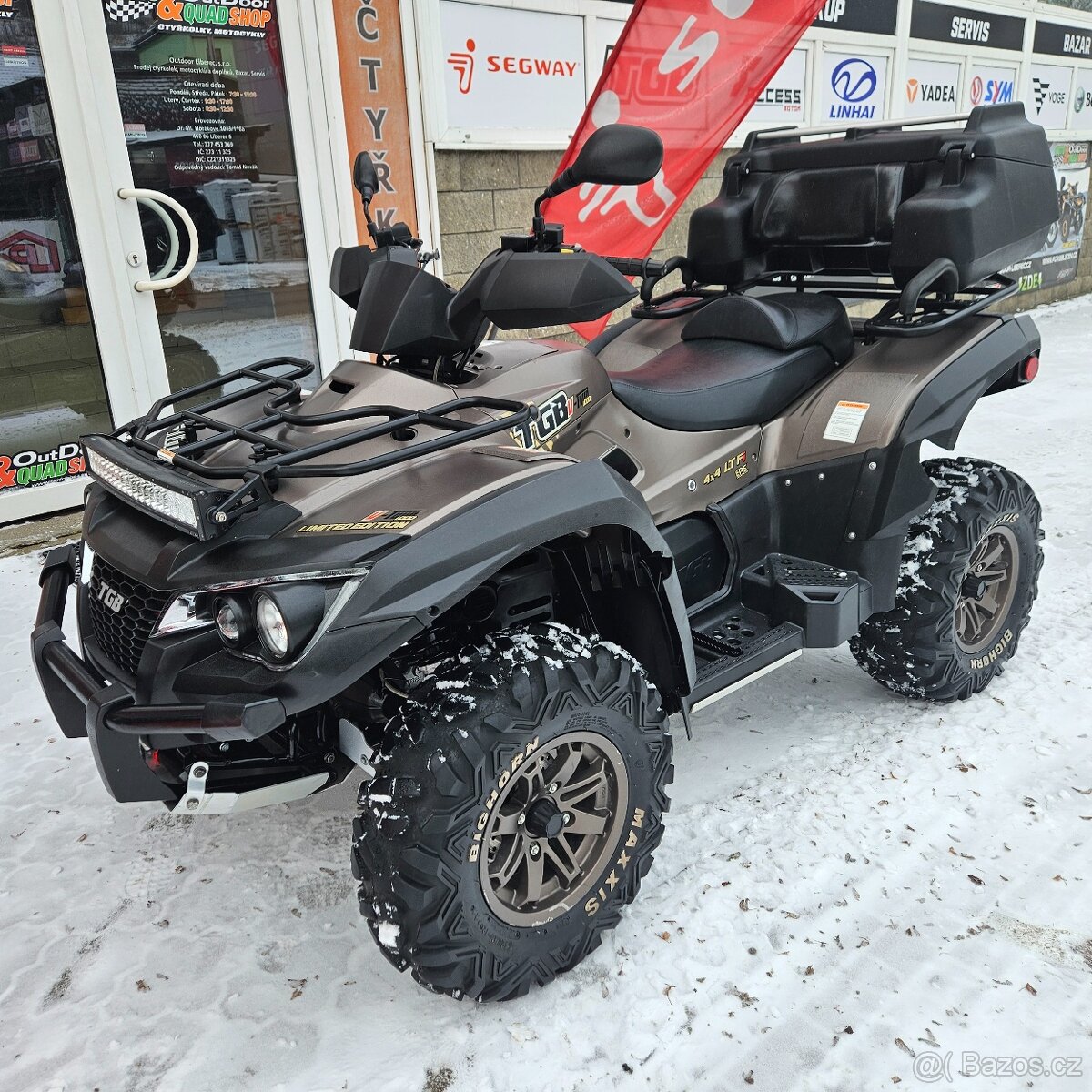 TGB Blade 1000i LTFi EPS 4x4, Naviják, tažné, Led rampa