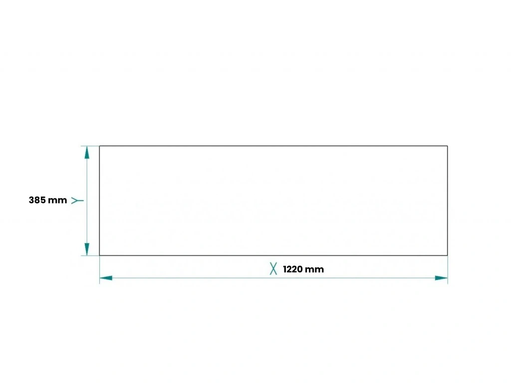 Obkladový dílec omyvatelný na stranu řidiče