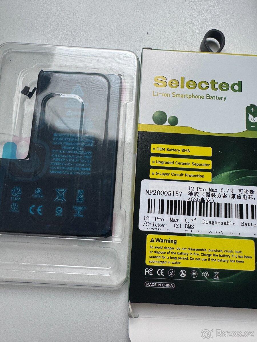 baterie iphone 12 pro max (diagnostic)
