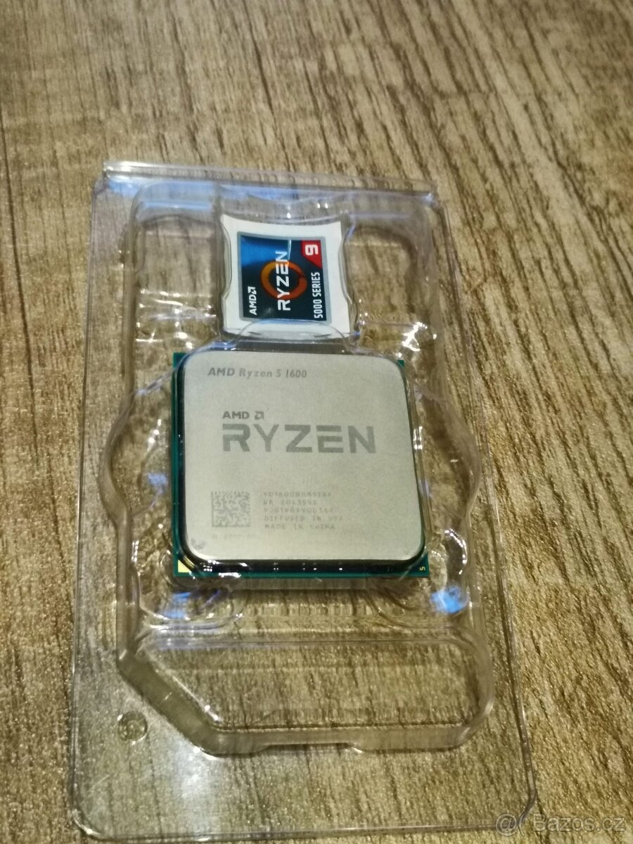 AMD Ryzen 5 1600 + nový chladič – málo používaný