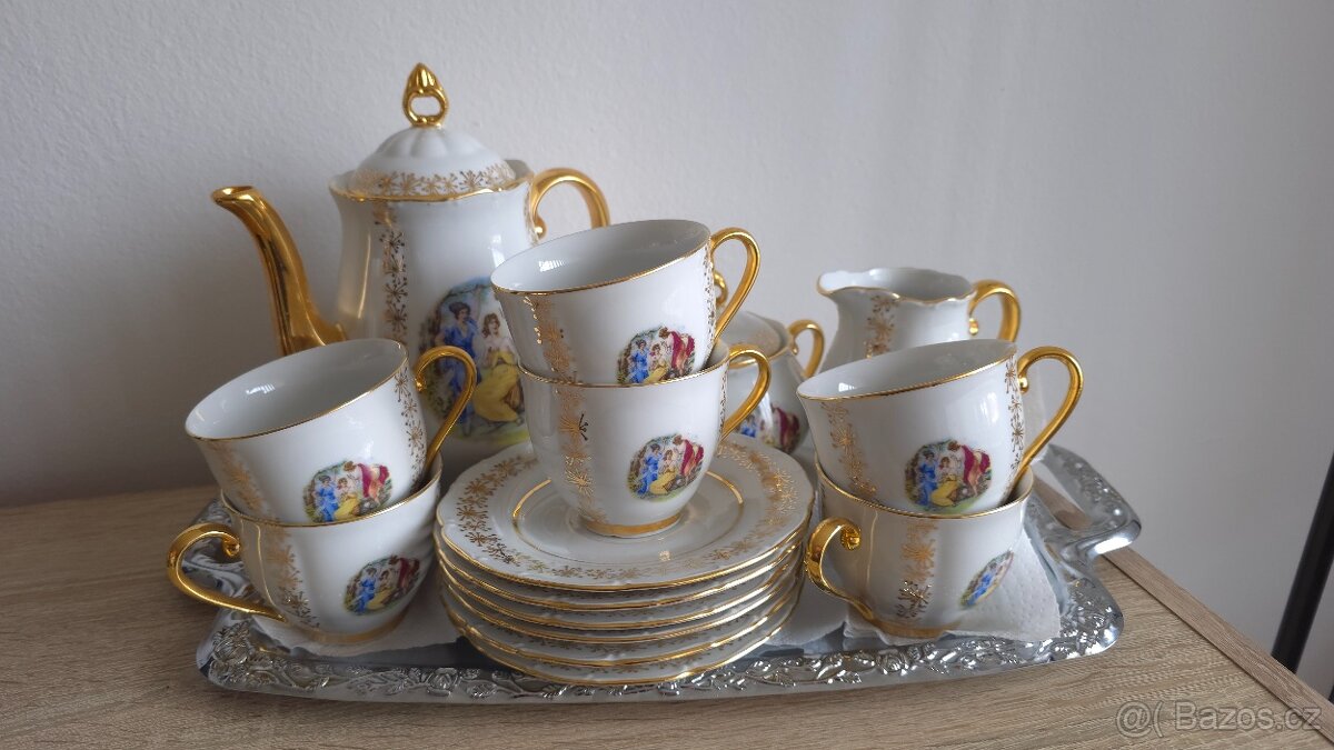 Čajová sada 80. léta