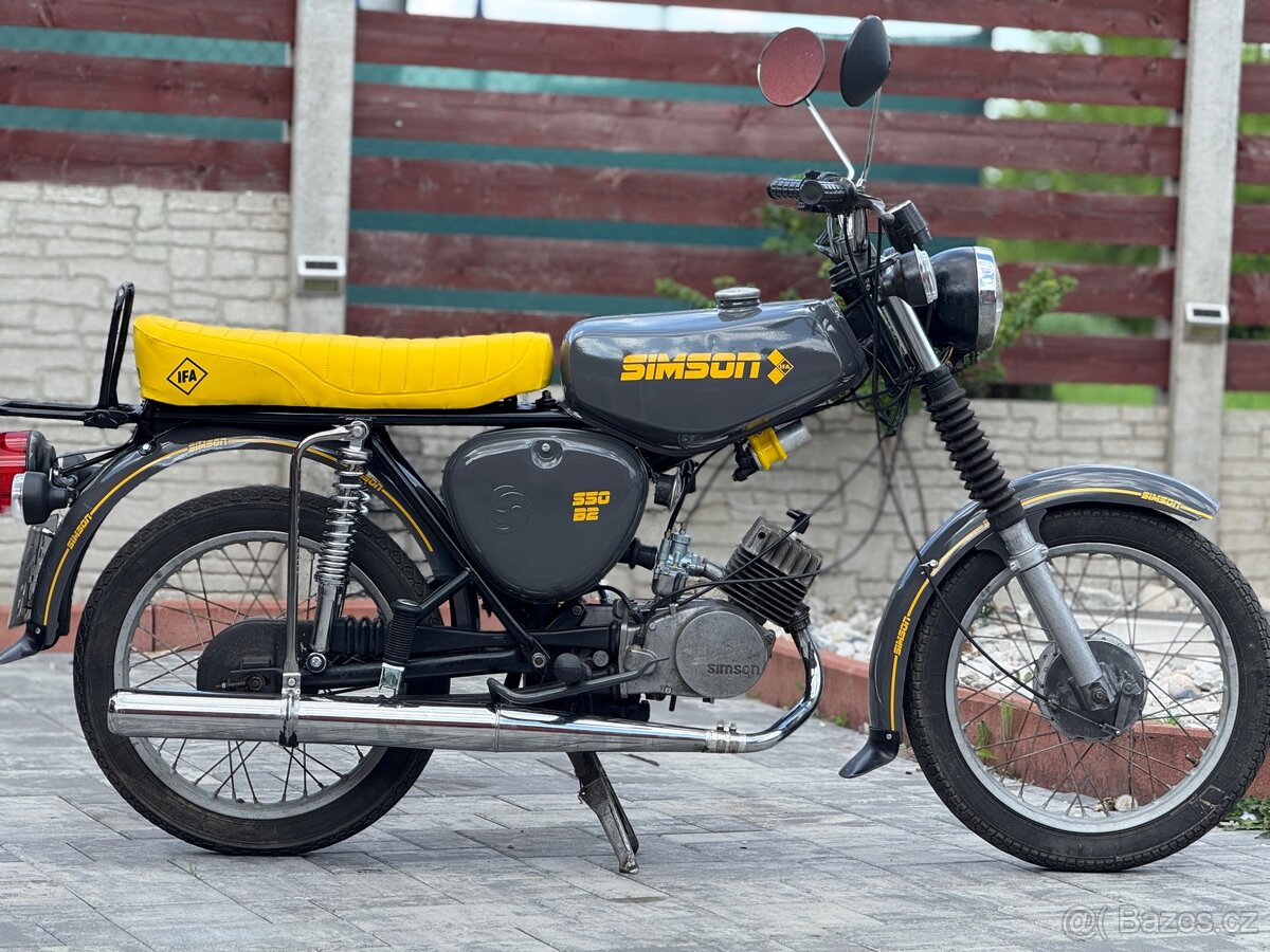 Simson S50 s TP, nová STK, novy lak