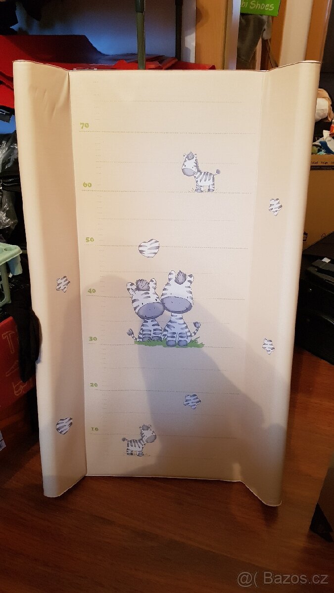 CEBA Podložka dvouhranná 80x50 měkká - Zebra šedá